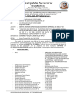 Informe #017 Comunico Suspensión de Plazo #03 MOLLE HUACUYO