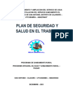 Plan de Seguridad y Salud en El Trabajo