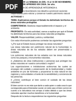 Actividad de La Semana 29 Del 15 Al 19 de Noviembre