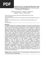 Estrategias de Prevención y Control de Mastitis Como Apoyo para Preservar Un Rebaño Bovino en Los Llanos Centrales, Venezuela