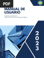 Manual de Usuario - Cálculo de Pórtico Por El Método de Rigidez