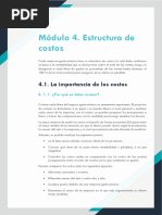 Módulo 4. Estructura de Costos