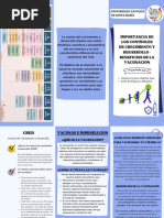 Folleto de Servicio de Marketing Agencia Creativa Ilustrado Doodle Azul y Blanco