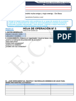 Hoja de Operacion N°05