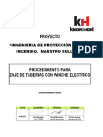 PETS Izaje de Tuberias Con Winche y Elevador - Maestro Sullana