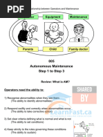 Autonomous Maintenance Step 1 To Step 3