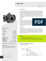 Datasheet Clorius M3F 3 Way Control Valve DN80 DN150