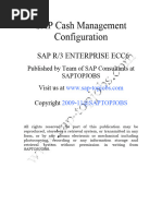 Cash Management Configuration