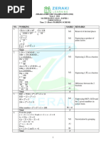 Undefined Mathematics Form 4 Paper 1 - Marking Scheme