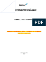 Gabrielly Araújo Ferreira: Universidade Norte Do Paraná - Unopar Curso de Bacharelado em Enfermagem