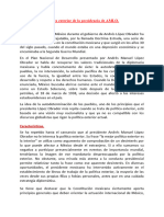 Política Exterior de La Presidencia de AMLO