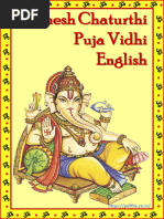 Ganesh Chaturthi Puja Vidhi in English