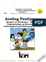 Araling Panlipunan: Ikaapat Na Markahan - Modyul 7