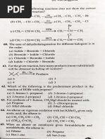 Alkenes Mcqs