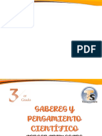 Saberes y Pensamiento Científico - 3ro - 3er Trimerstre