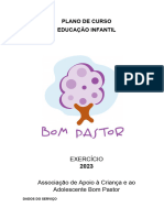 Plano de Curso - Educação Infantil Bom Pastor 2023