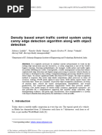 Density Based Smart Traffic Control System Using C