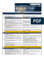 Programa XV Congreso Internacional de Derecho Procesal Constitucional 2023