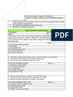 SACHS Scoring and Interpretation