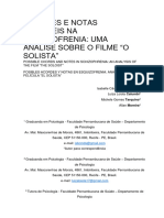 Acordes e Notas Possíveis Na Esquizofrenia Uma Análise Sobre o Filme "O Solista"