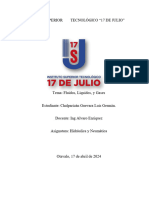 Fluidos Liquidos y Gases Tarea1 - Chalparizan Luis - HyN - IIPA 2023