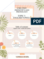 English Vowels