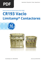 GENERAL ELECTRIC - CR193V - LA Maint Inst CR193 Vac GEH5306C.en - Es