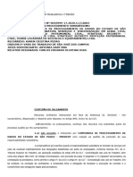 Acórdão (Manutenção Da Responsabilidade Subsidiária)