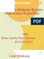 Asuhan Kebidanan Kespro Pada Kasus Keputihan