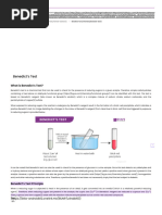 Benedict's Test - Reagent Preparation, Principle, Procedure, Reaction