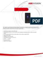 DS K1T342MX Face Recognition Terminal - Datasheet - V1.0 - 20220825