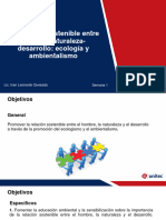 La Relación Sostenible Entre Hombre-Naturaleza-Desarrollo. Ecología y Ambientalismo