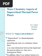 Water Chemistry Aspects of Supercritical Thermal Power Plants