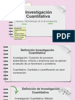 Investigación Cuantitativa Características y Tipos. 29 Abril