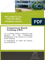 Welcome To Csu-Sanchez Mira Training Center