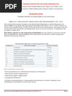 MAHA RERA TRAINING KEY NOTES FOR EXAMS PREPARTION 20 Nov