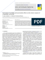 Assessment of Variability and Uncertainties Effects On The Seismic Response of