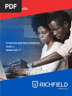 Stakeholder Relations 622 Study Guide 2023