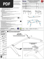 Esquema de Montagem Mesa Selena 1,80