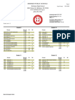 Christopher HS Transcript