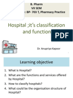 Hospital Classification and Functions