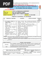 Sesión Comunicación Reflexionamos Sobre Los Alimentos Que Estamos Consumiendo y Las Actividades Físicas Que Realizamos