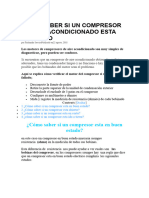 Cómo Saber Si Un Compresor de Aire Acondicionado Esta Quemado