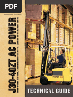 Hyster J30-40ZT Electric Forklift