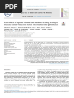 Acute Effects of Equated Volume-Load Resistance Training Leading To Muscular Failure Versus Non-Failure On Neuromuscular Performance