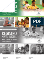 Registro Inicial 3 Anos