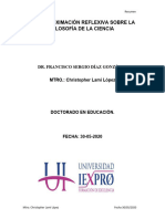 UNA APROXIMACIÓN REFLEXIVA SOBRE LA FILOSOFÍA DE LA CIENCIA-resumen DR Francisco