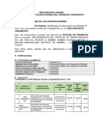 2 Declaracion Jurada de Calificacion y Experiencia Profesional