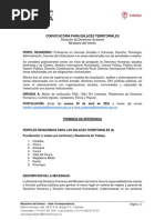 Convocatoria Enlaces Territoriales DDH