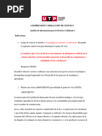 COMPRENSIÓN Y REDACCIÓN DE TEXTOS I - Semana 5